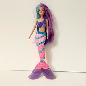 Barbie Dreamtopia Mermaid Doll Pink & Blue Hair Purple Gem Top